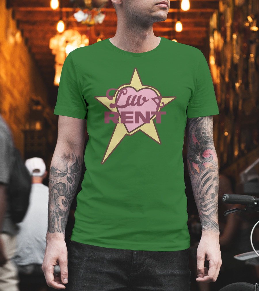 Smino Luv 4 Rent Pink Heart Star T-Shirt