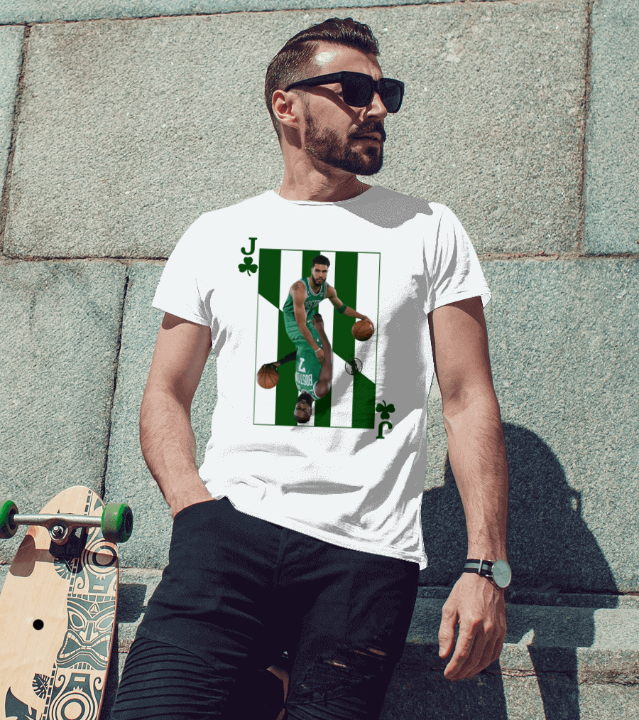Pepito Brogdon Jays Brown Bleed Green Celtics Playing Card T-Shirt
