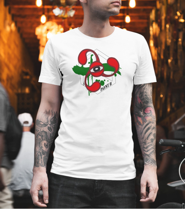 Zaynmalik Paynt Ii Eye Symbol Green Splatter T-Shirt Zaynmalik Paynt Ii Eye Symbol Green Splatter T-Shirt