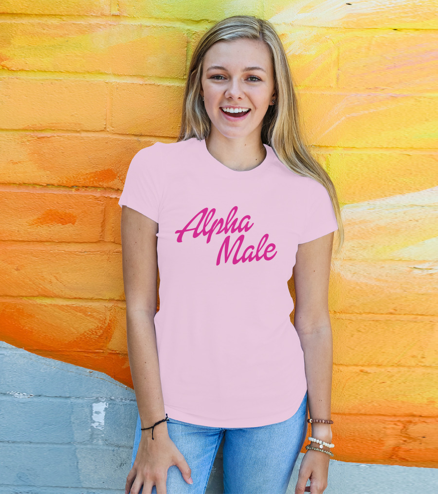 Alpha Male Brys Online Bryson Pink T-Shirt