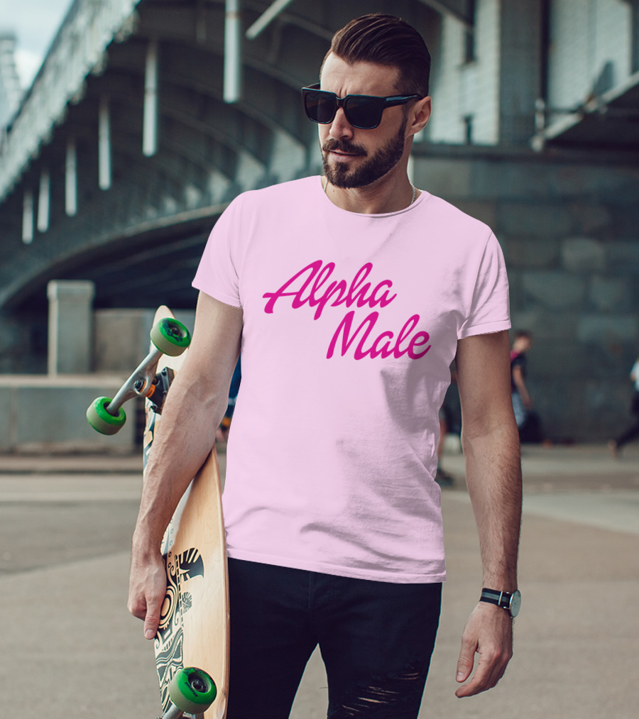 Alpha Male Brys Online Bryson Pink T-Shirt