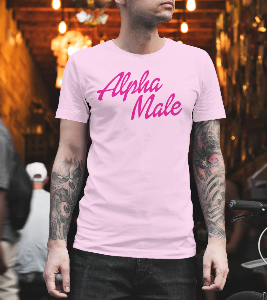 Alpha Male Brys Online Bryson Pink T-Shirt