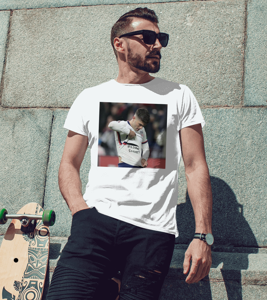 Usa Soccer It's Called Soccer Christian Pulisic Soccer T-Shirt