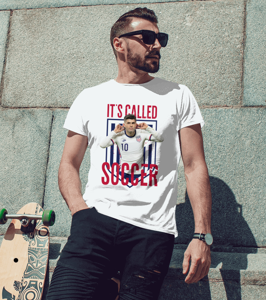Christian Pulisic It's Called Soccer USA Soccer 10 Jersey T-Shirt