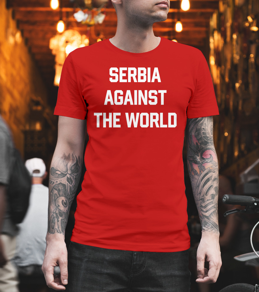 Serbian Football Serbia Against The World Red Passion T-Shirt