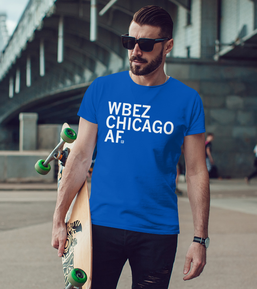 WBEZ Chicago AF Raygun T-Shirt