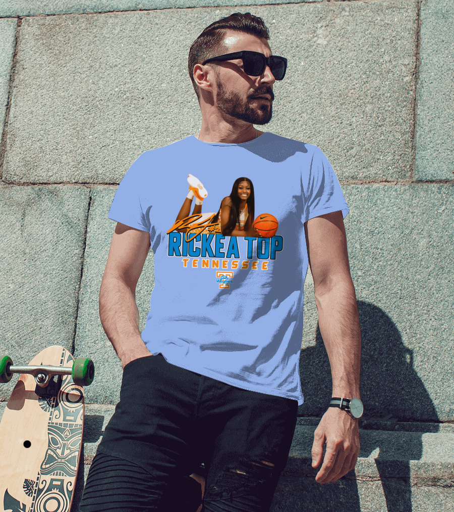 Rickea Top Tennessee Lady Vols Basketball Orange Mountain T-Shirt
