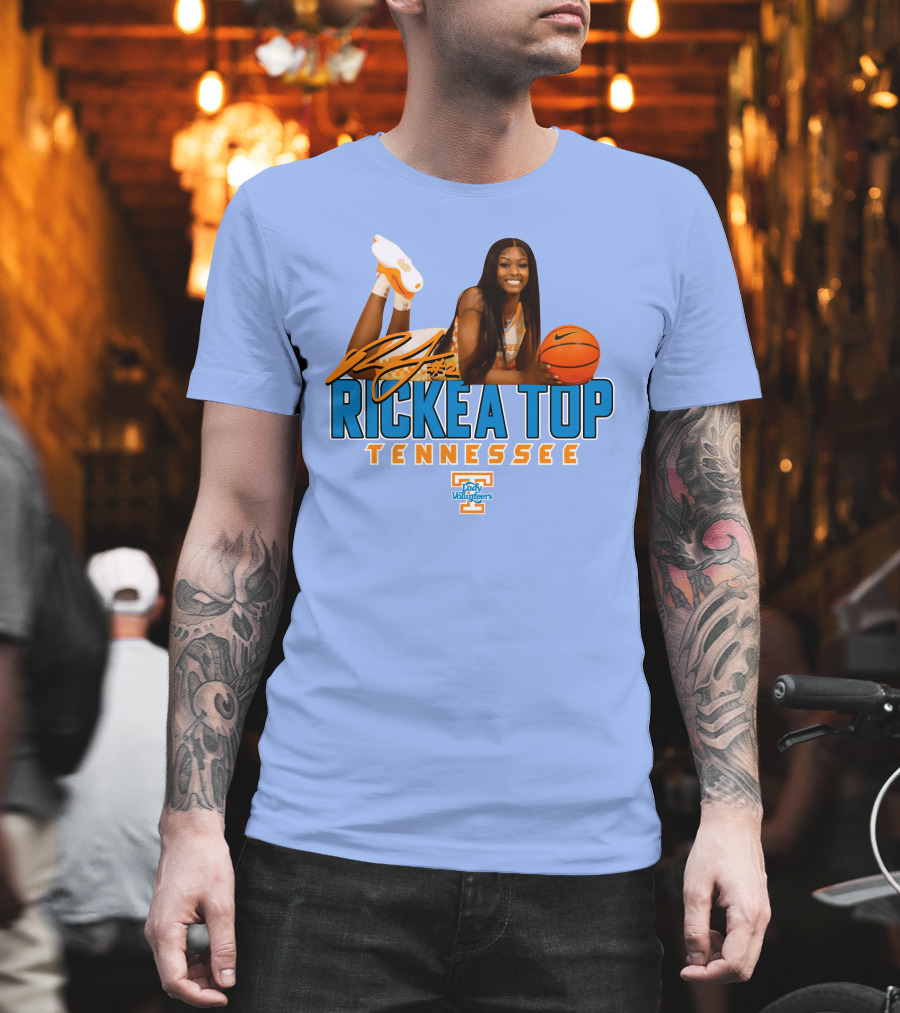 Rickea Top Tennessee Lady Vols Basketball Orange Mountain T-Shirt