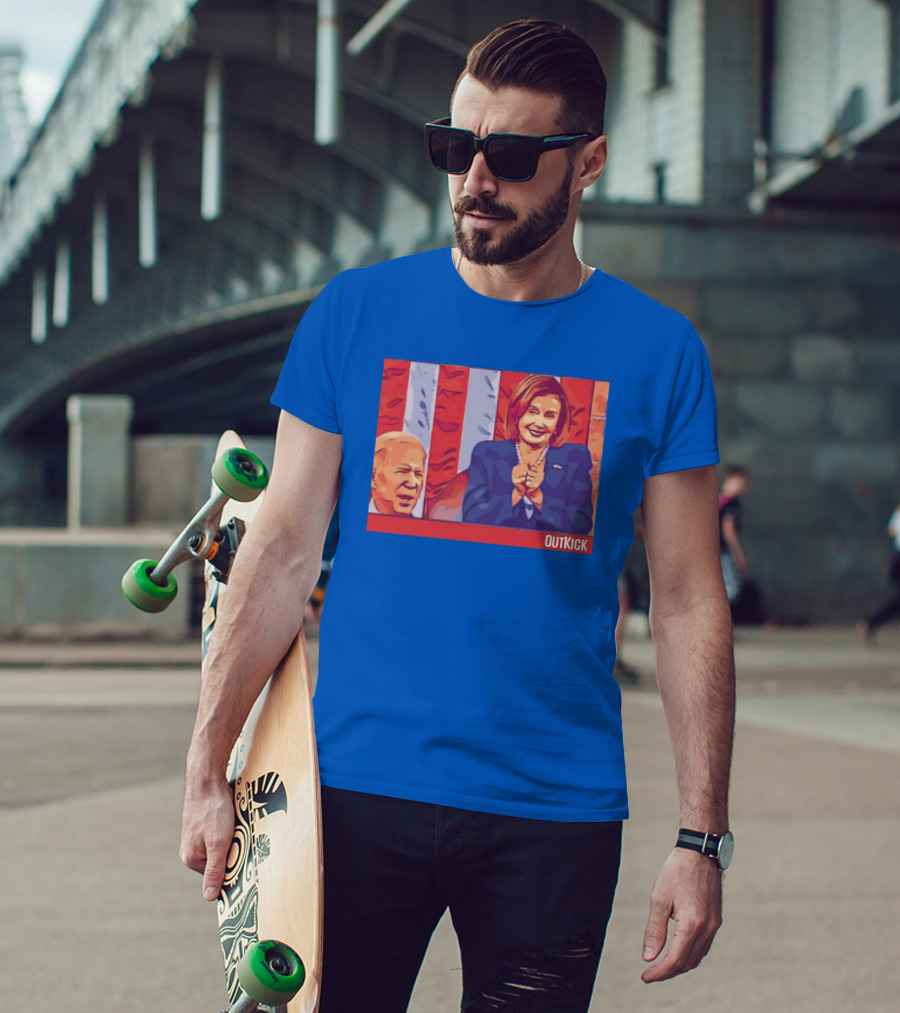 OutKick Creepy Pelosi Patriotic T-Shirt