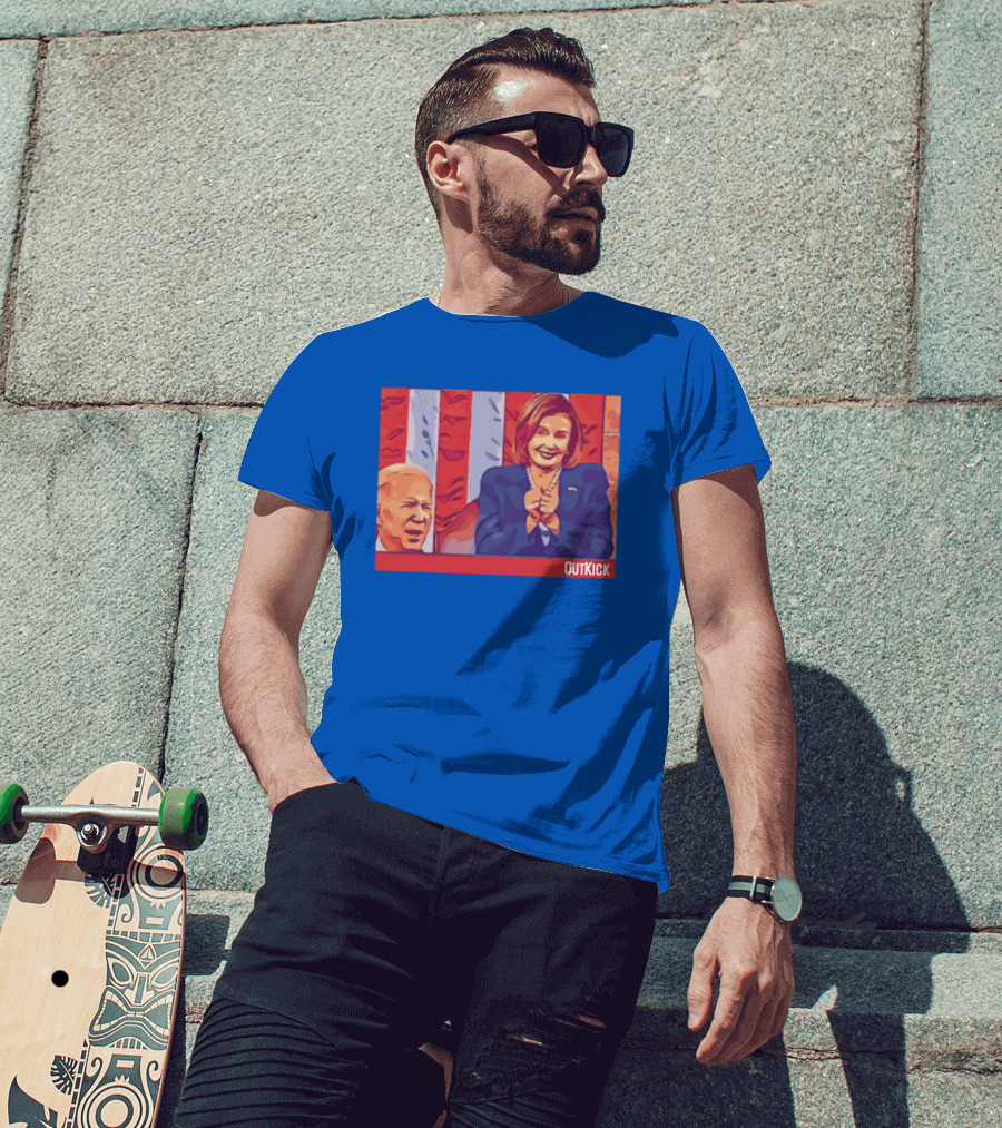OutKick Creepy Pelosi Patriotic T-Shirt