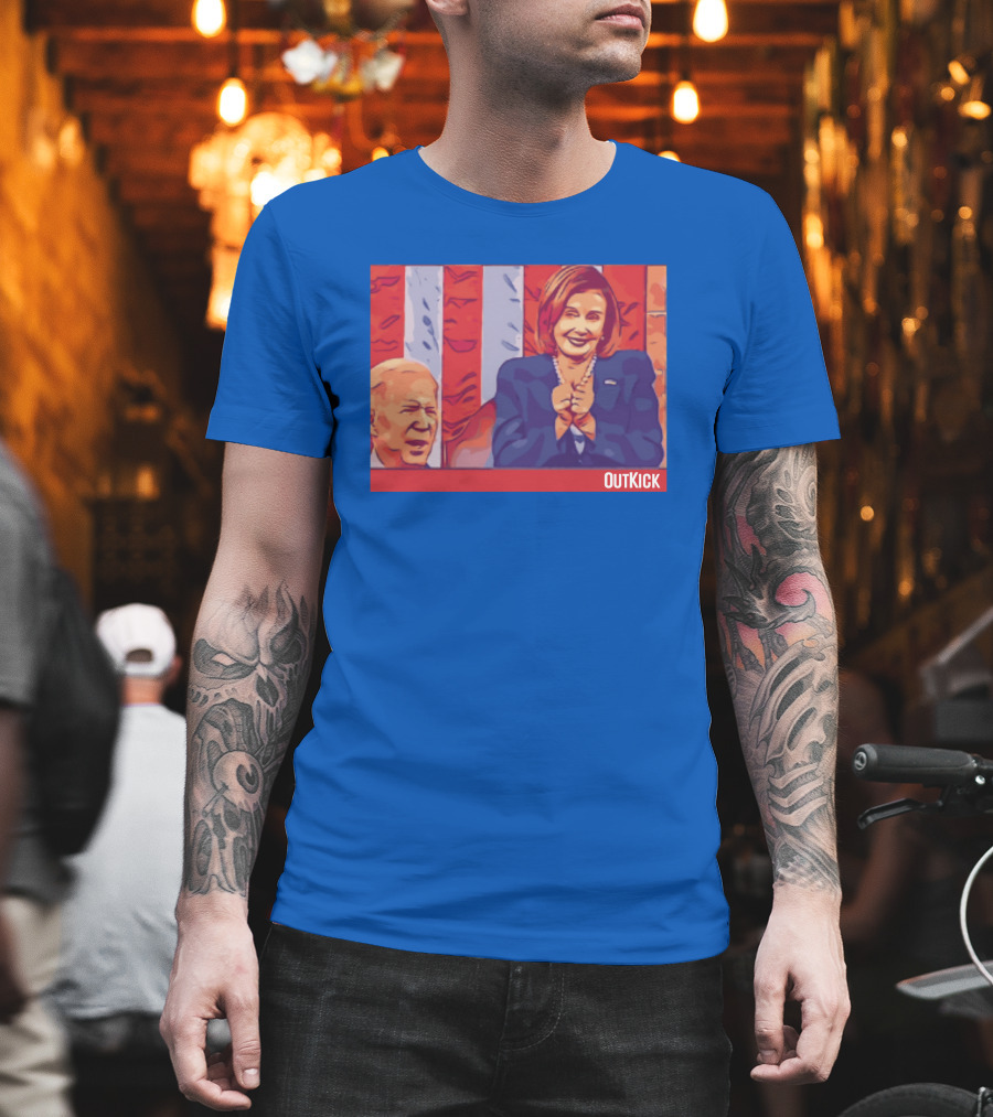 OutKick Creepy Pelosi Patriotic T-Shirt