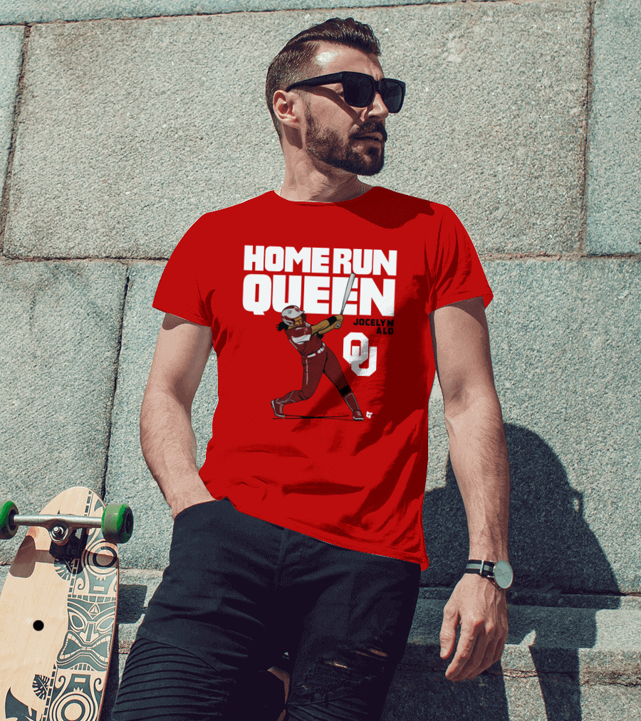 Home Run Queen Jocelyn Alo Oklahoma OU T-Shirt