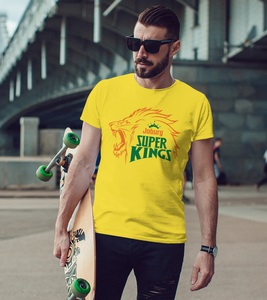 Joburg Super Kings Roaring Lion Emblem T-Shirt