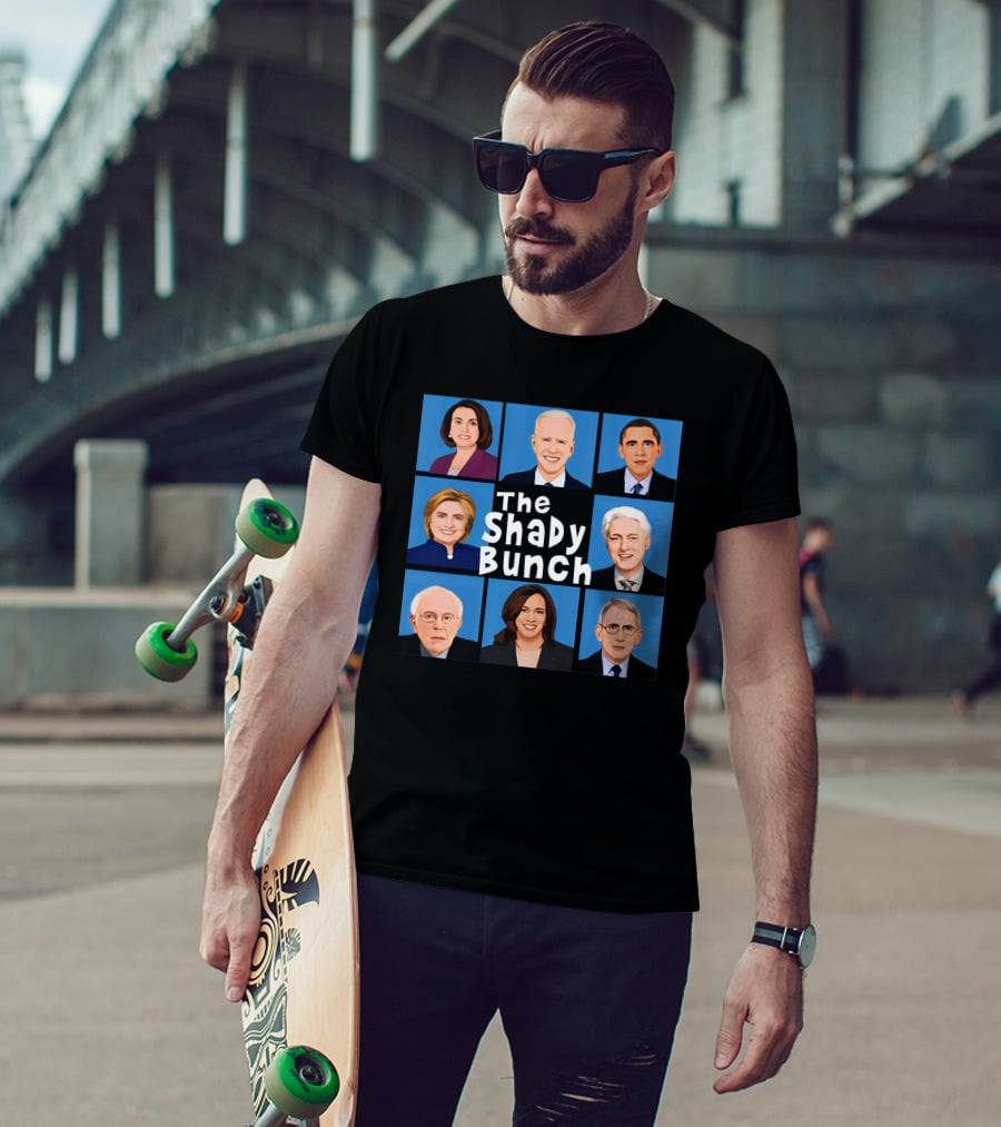 The Shady Bunch Clown World Political Figures T-Shirt