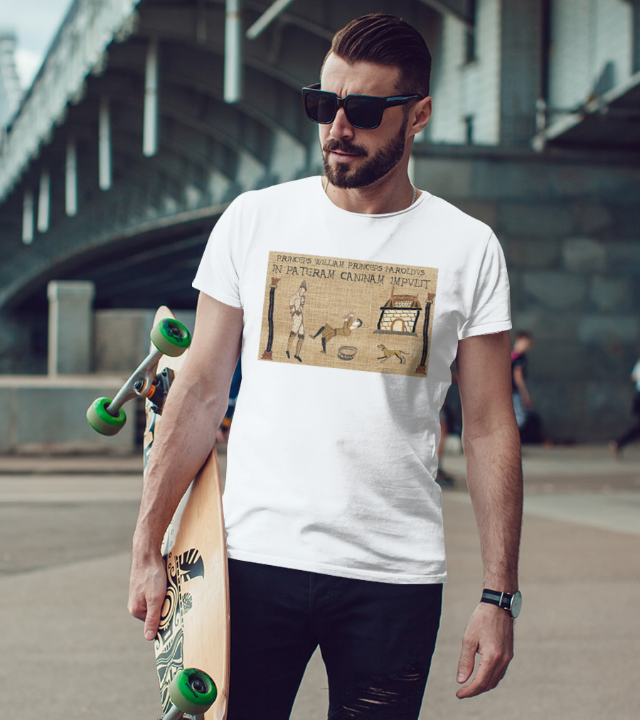 Princeps William Princeps Haroldvs In Pateram Cannam Impvlit T-Shirt
