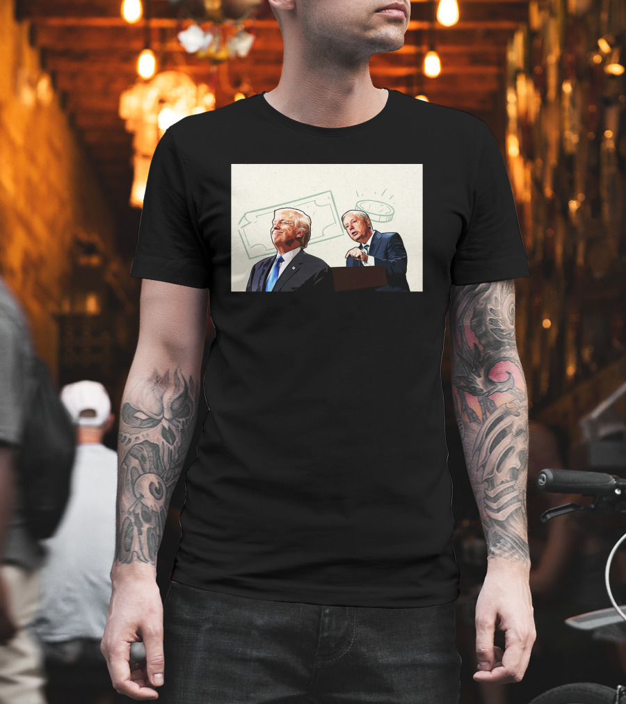 Lindsey Graham Pleads for Donations with Financial T-Shirt
