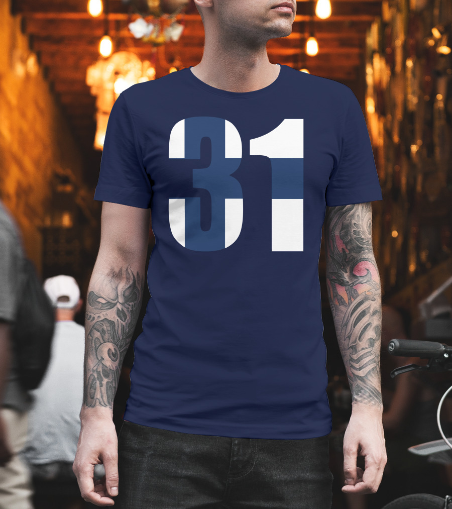 Nafo Finland 31 Finnish Flag Stripes T-Shirt