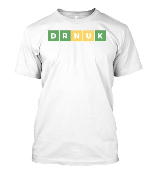 DRNUK Word Puzzle Green Yellow Blocks T-Shirt
