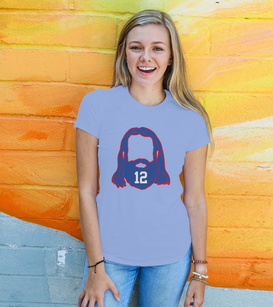 12 Blue Beard And Hair T-Shirt