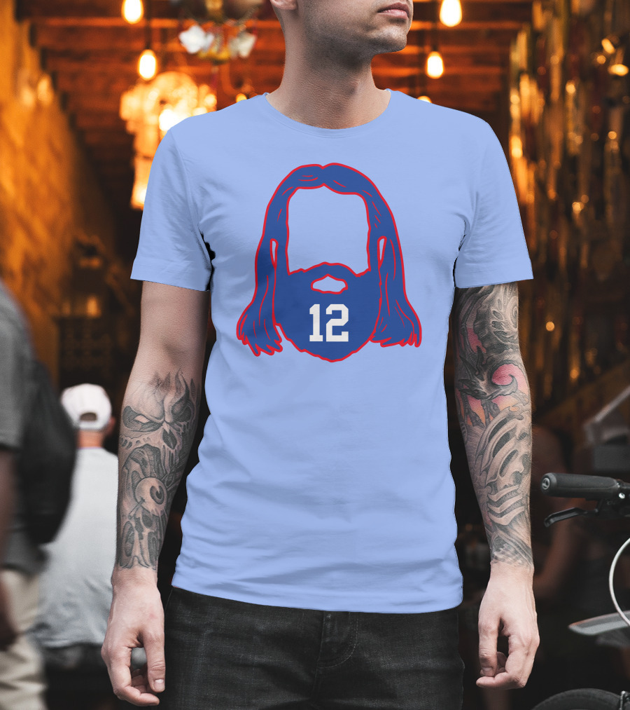 12 Blue Beard And Hair T-Shirt