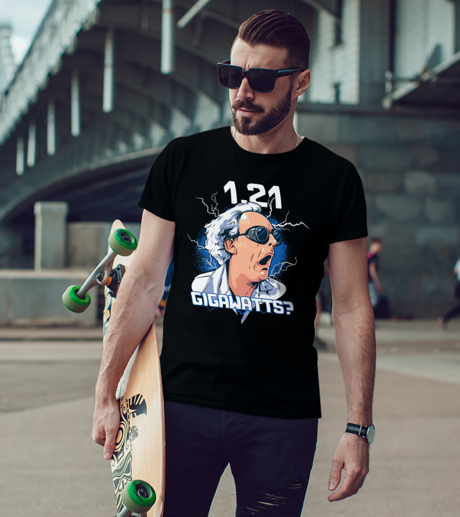 1.21 Gigawatts Back To The Future Christopher Lloyd Reaction T-Shirt