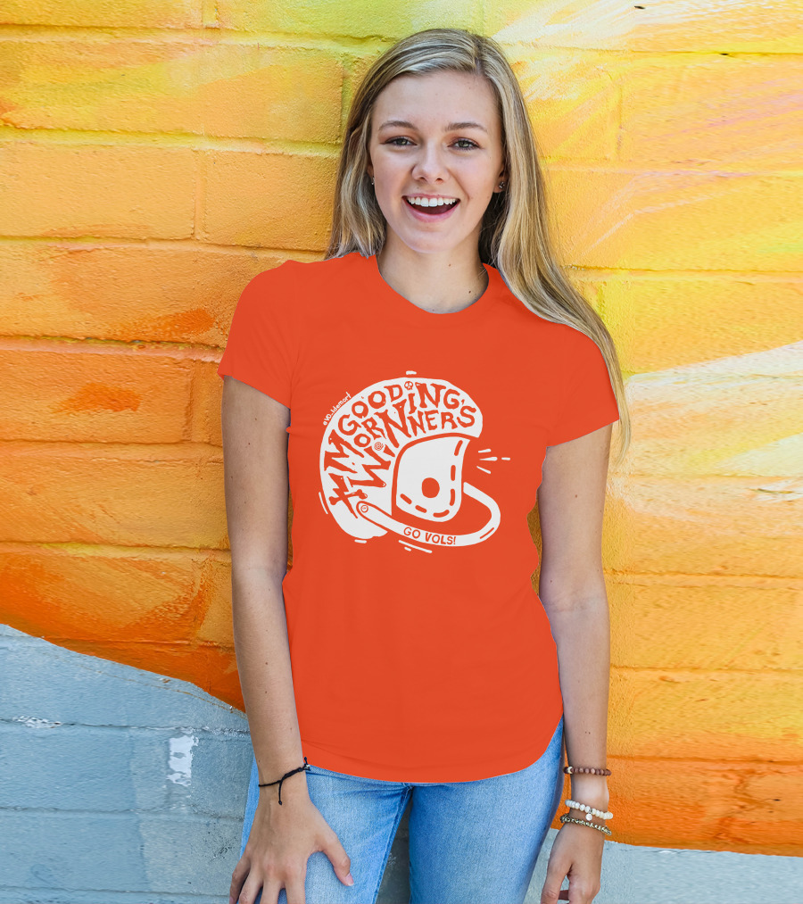 Good Morning Winners Go Vols Football Helmet T-Shirt