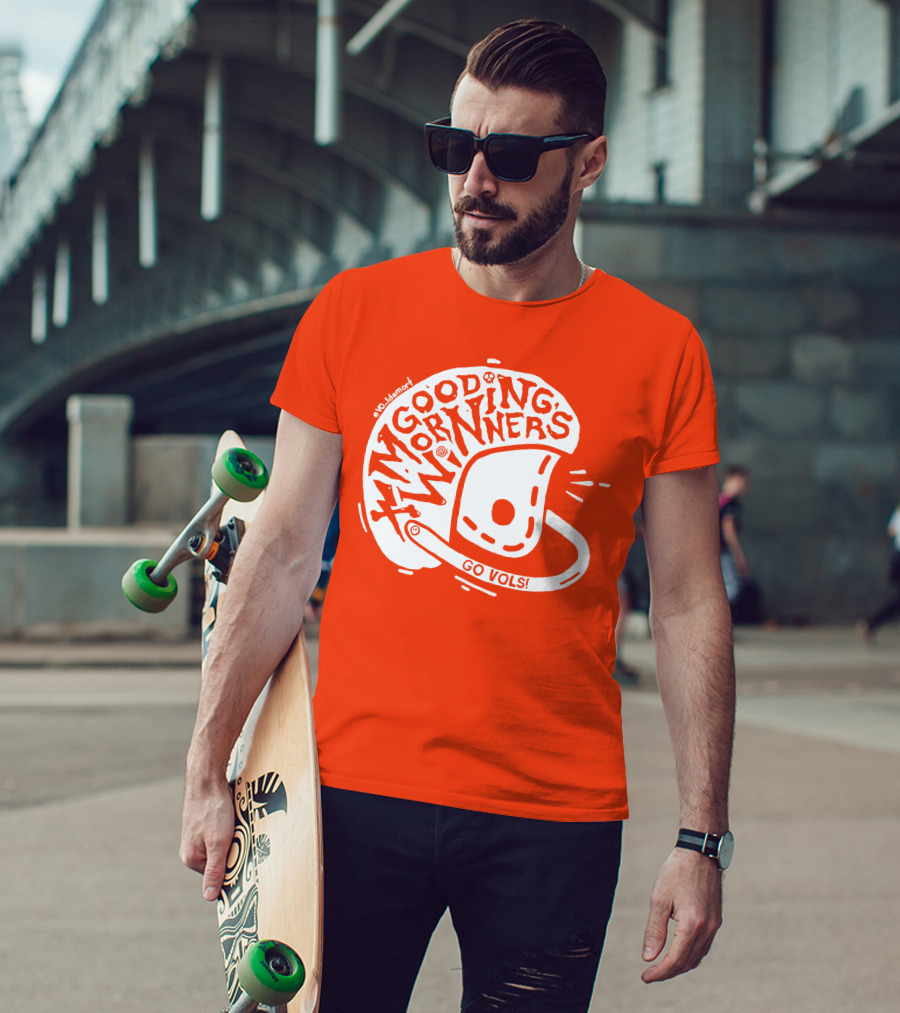 Good Morning Winners Go Vols Football Helmet T-Shirt