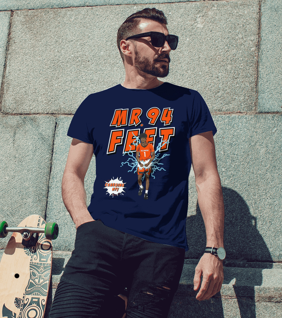 Illinois MR. 94 FEET Charging Up T-Shirt
