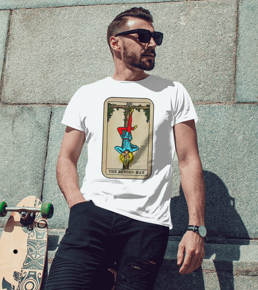 The Banged Man Tarot XII Hanged Style Concept T-Shirt