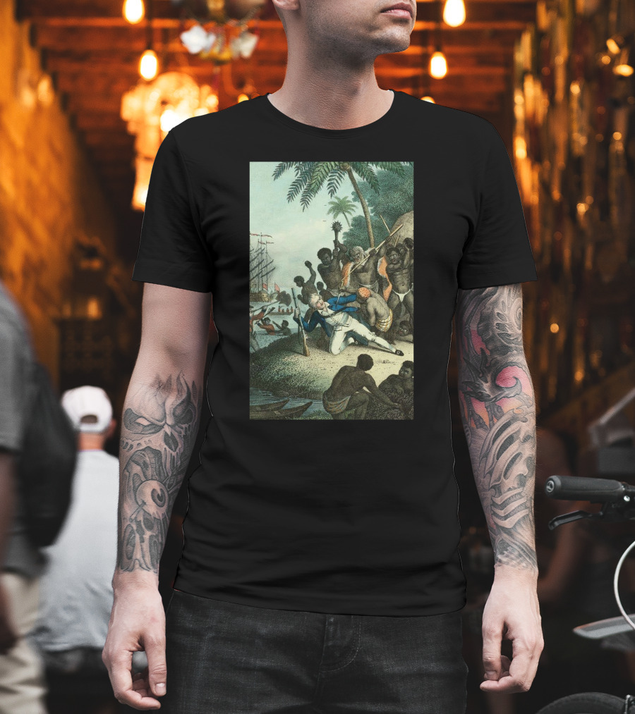 Hawaiians Killed Captain Cook Historic Encounter T-Shirt