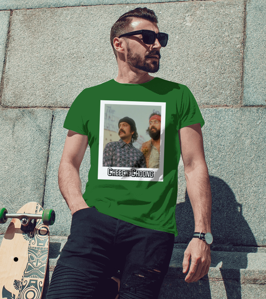 Cheech And Chong Retro Movie Duo Mikey Banker T-Shirt