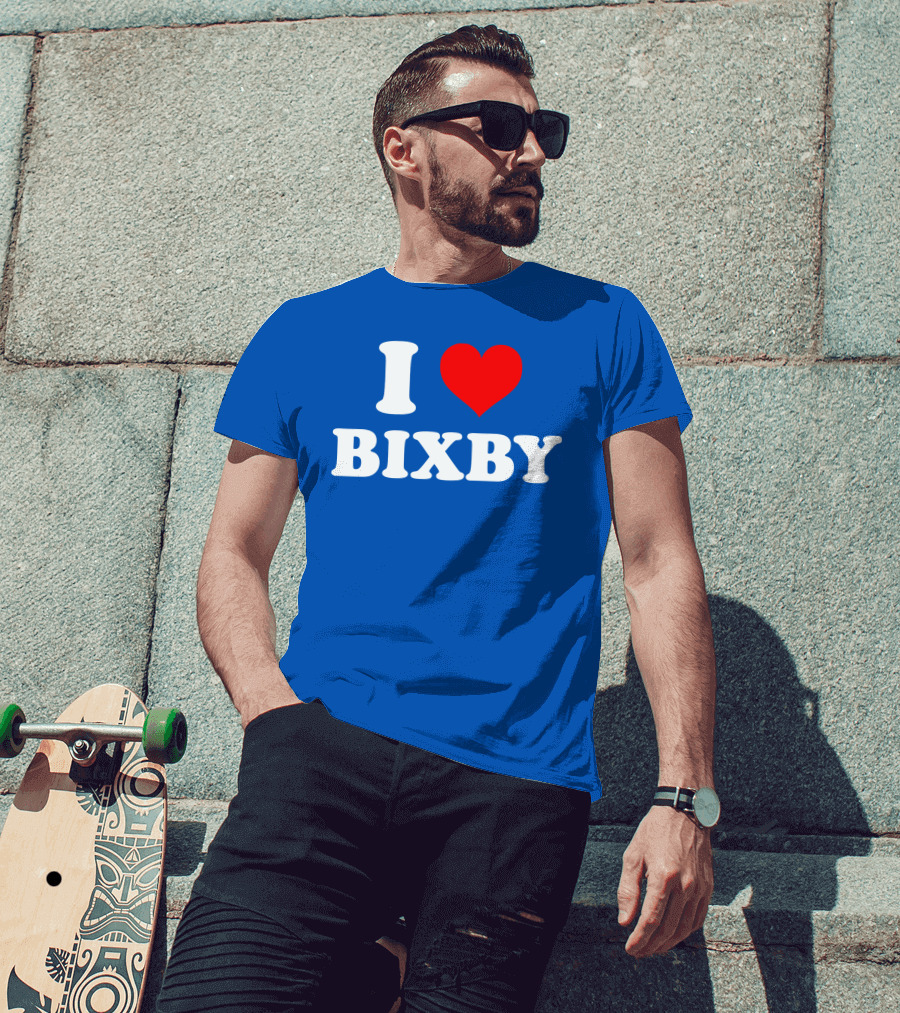 Agent47il I Love Bixby Heart T-Shirt