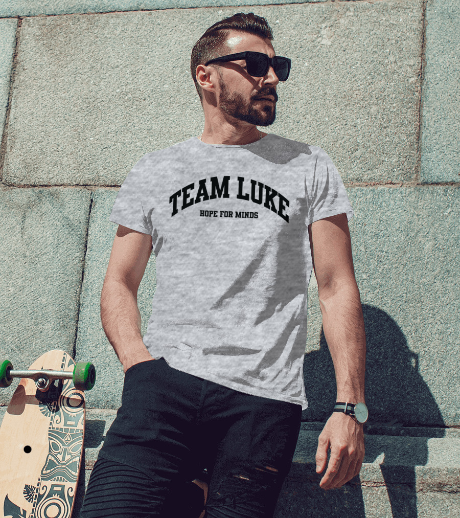 Team Luke Hope For Minds Support Network United T-Shirt