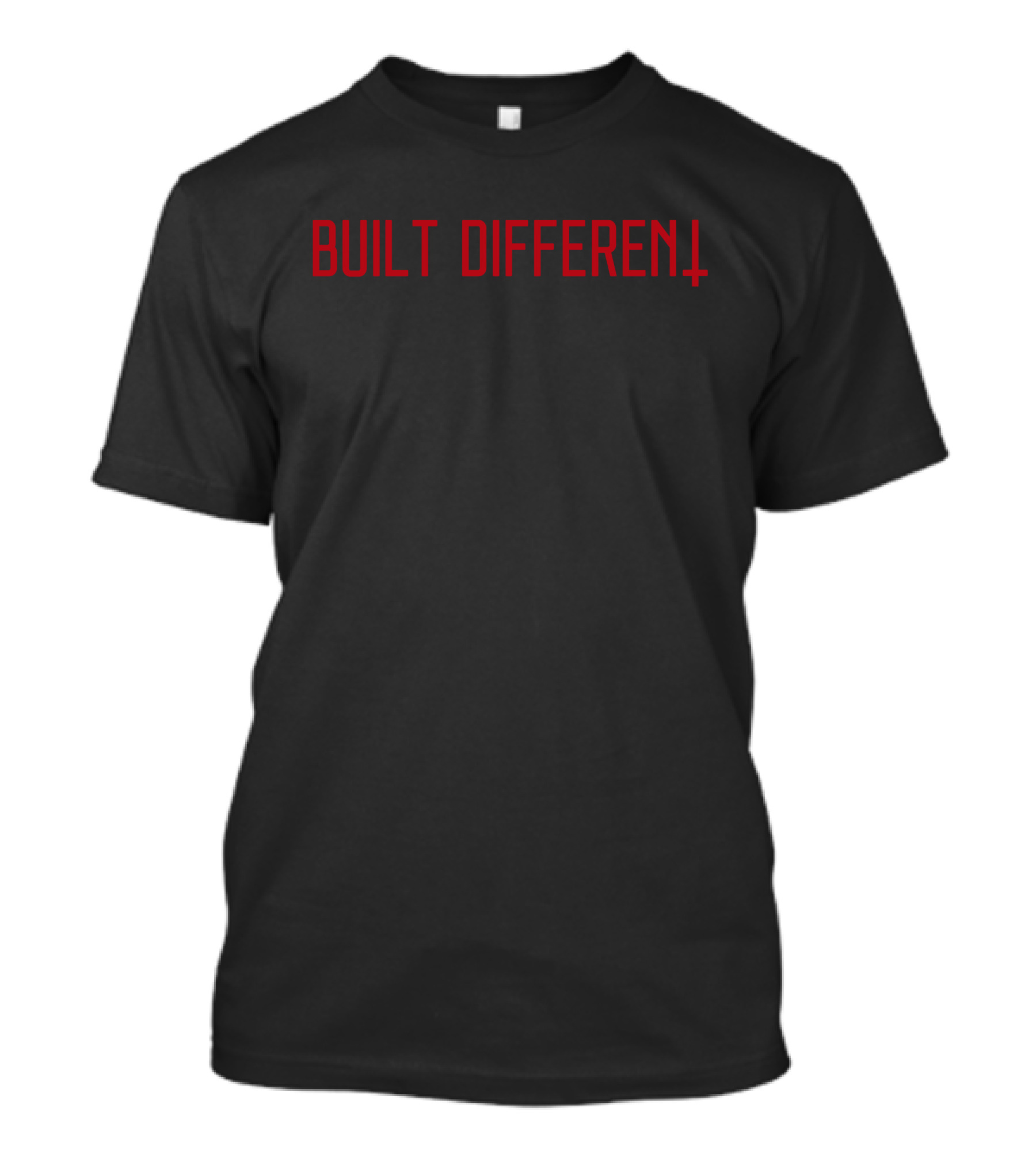 Built Different Hauntednightsevent Merch Inverted Cross T-Shirt