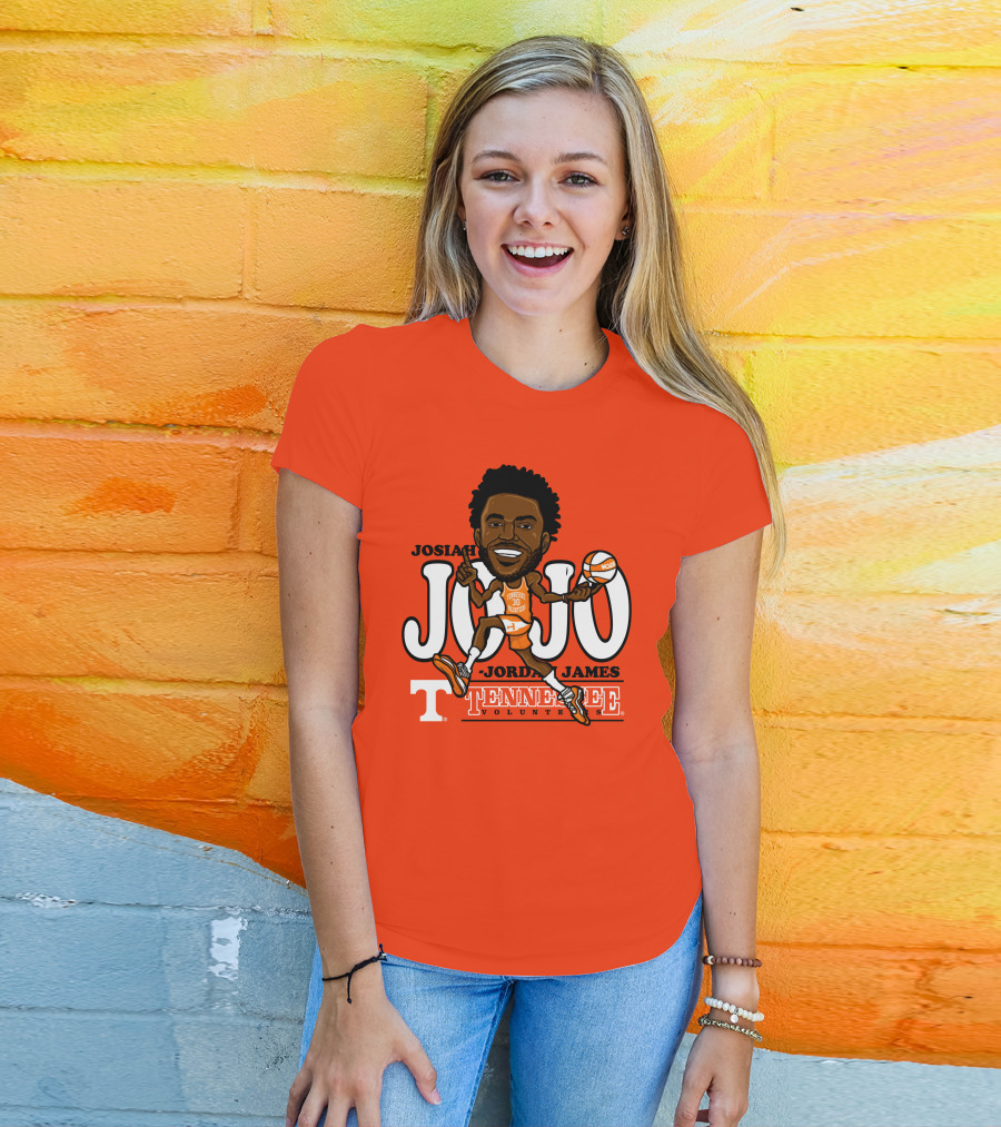 Josiah Jordan James JoJo Tennessee Volunteers Basketball T-Shirt