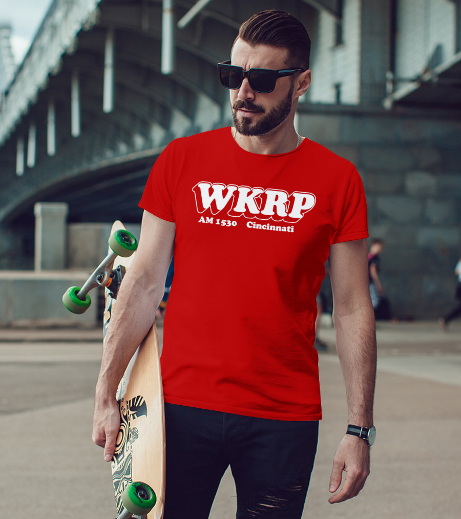 WKRP AM 1530 Cincinnati Super 70s Sports Radio T-Shirt