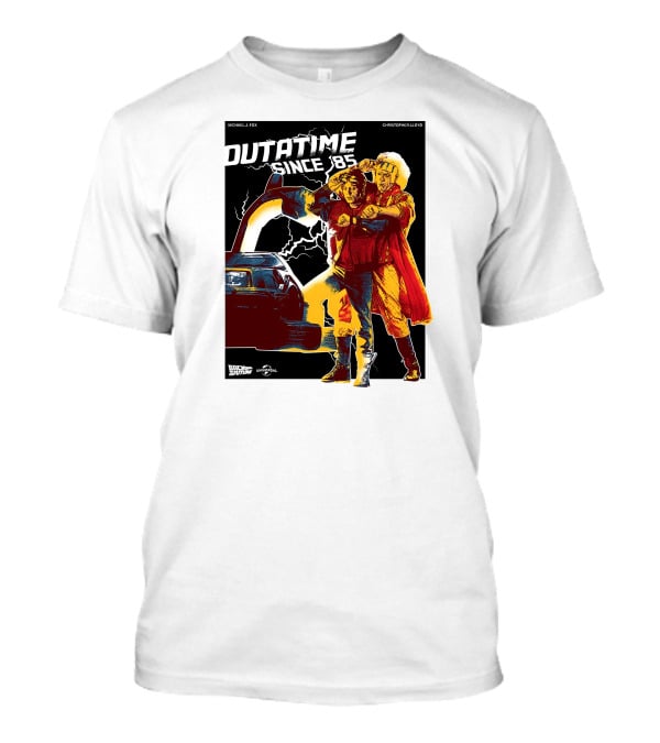 Outatime Since '85 Back To The Future Doc And Marty T-Shirt