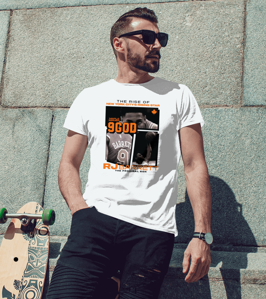 The Rise Of New York City's Rising Star Maple Mamba 9 God RJ Barrett The Prodigal Son T-Shirt