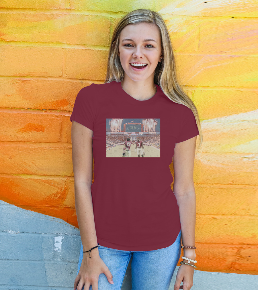 Treybenson3 State Champs 15-3 45-38 Collab Wht T-Shirt