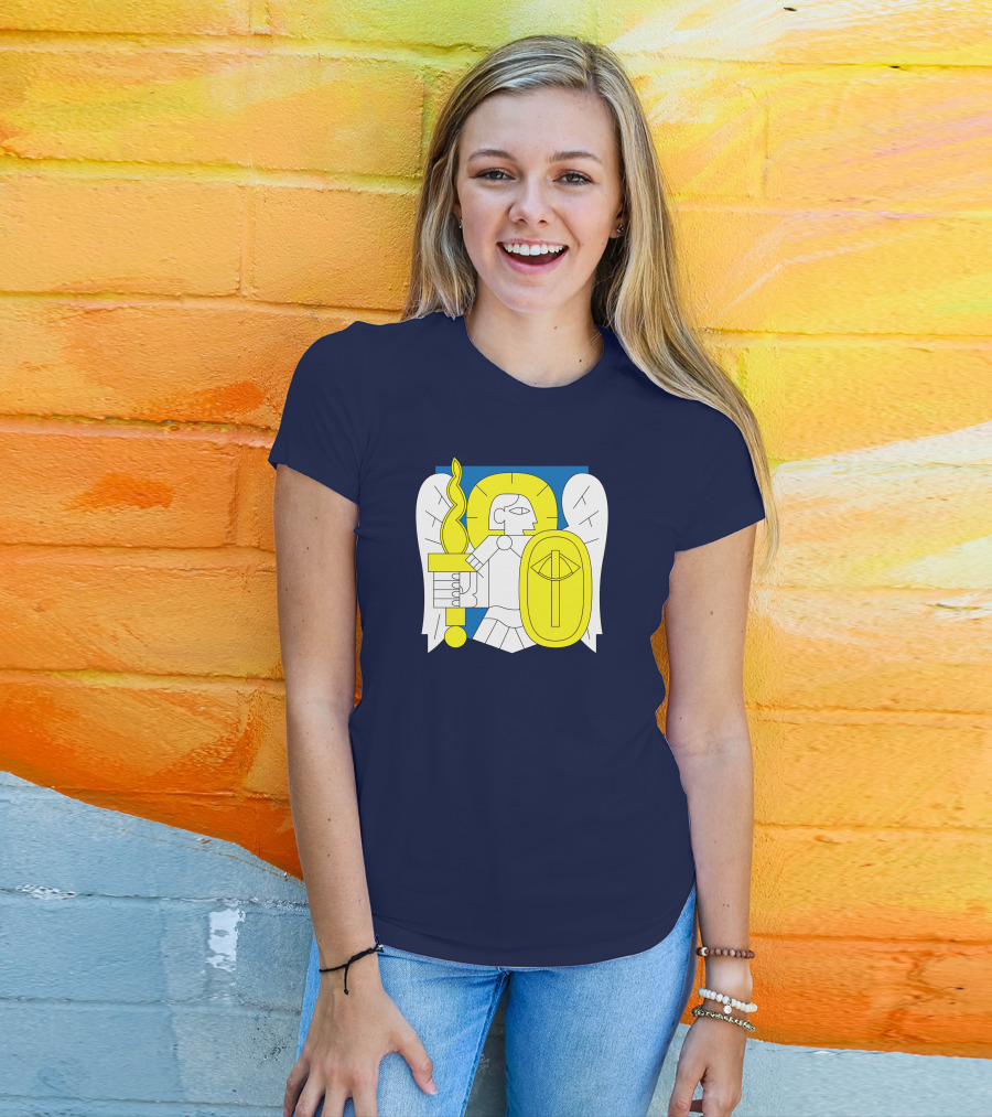 Saint Javelin Archangel Icon Kyiv Merch T-Shirt