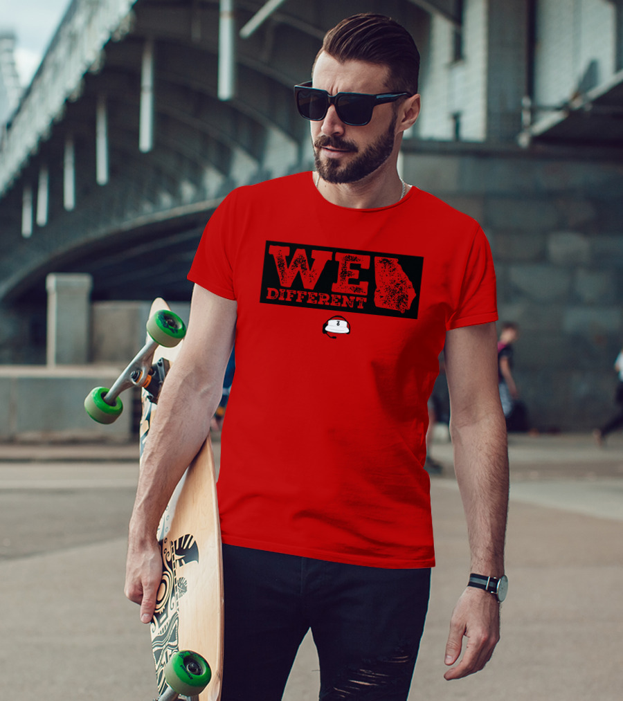 We Different Georgia Seven Six Apparel Merch T-Shirt