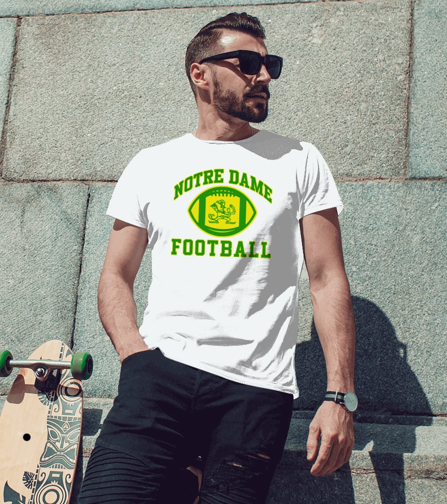 Notre Dame Football Coach Marcus Freeman Iconic Game Day Wear T-Shirt