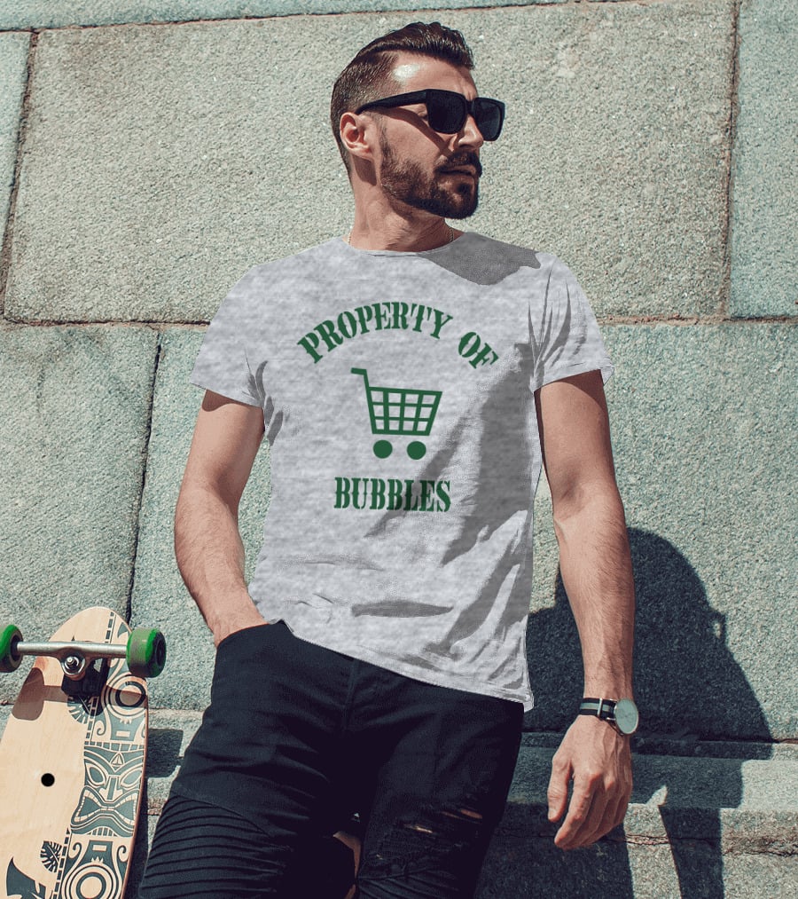 Property Of Bubbles Ziggy Sobotka Shopping Cart T-Shirt