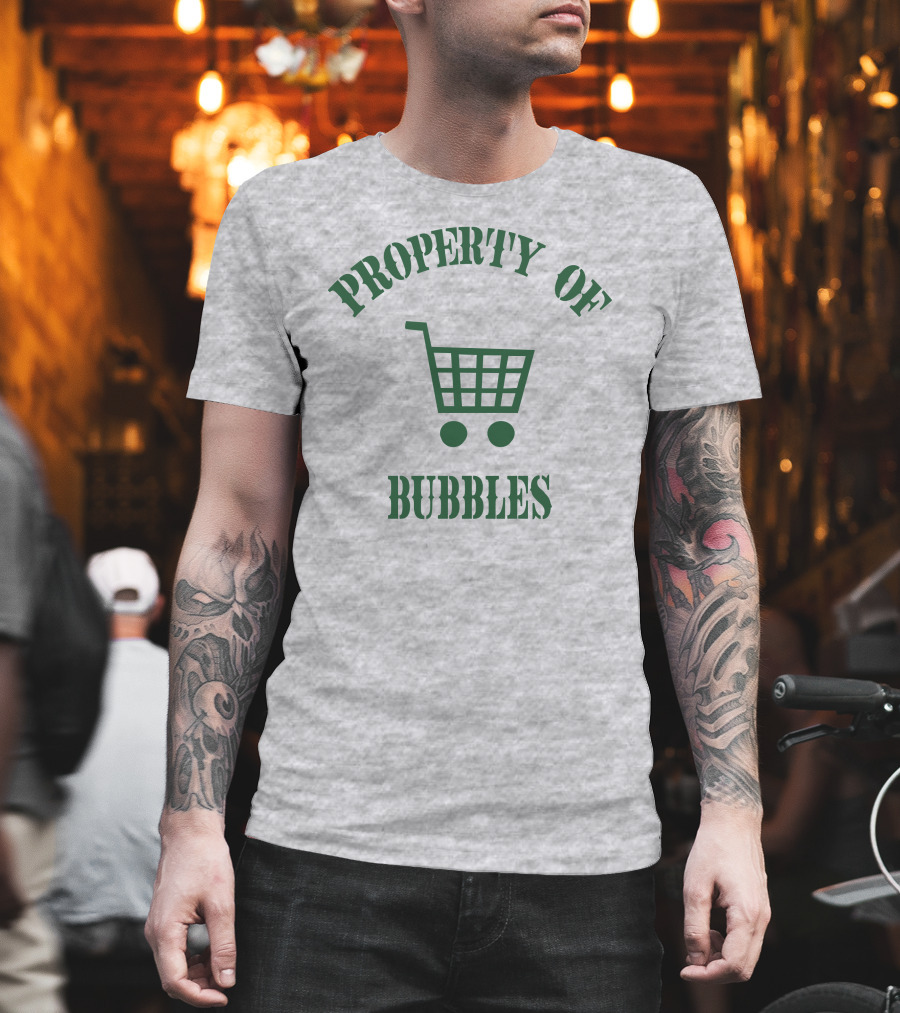 Property Of Bubbles Ziggy Sobotka Shopping Cart T-Shirt