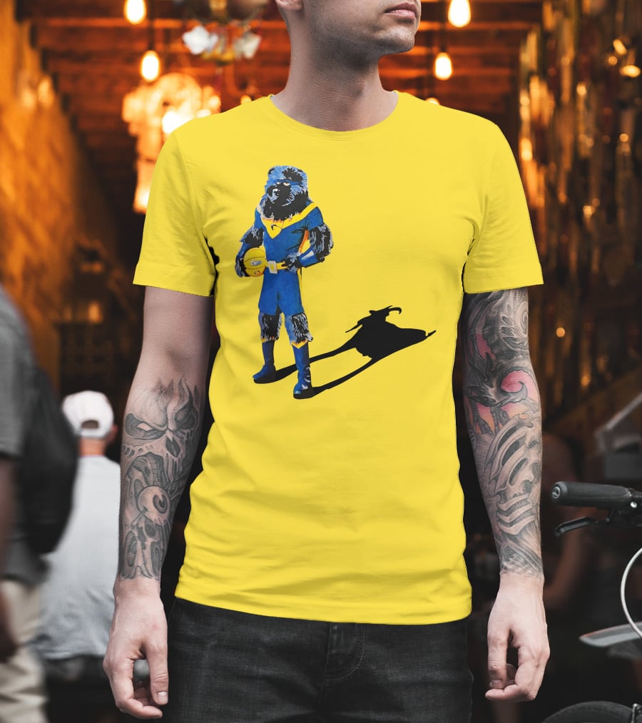 Grizzlies Bear Holding Basketball with Shadow T-Shirt