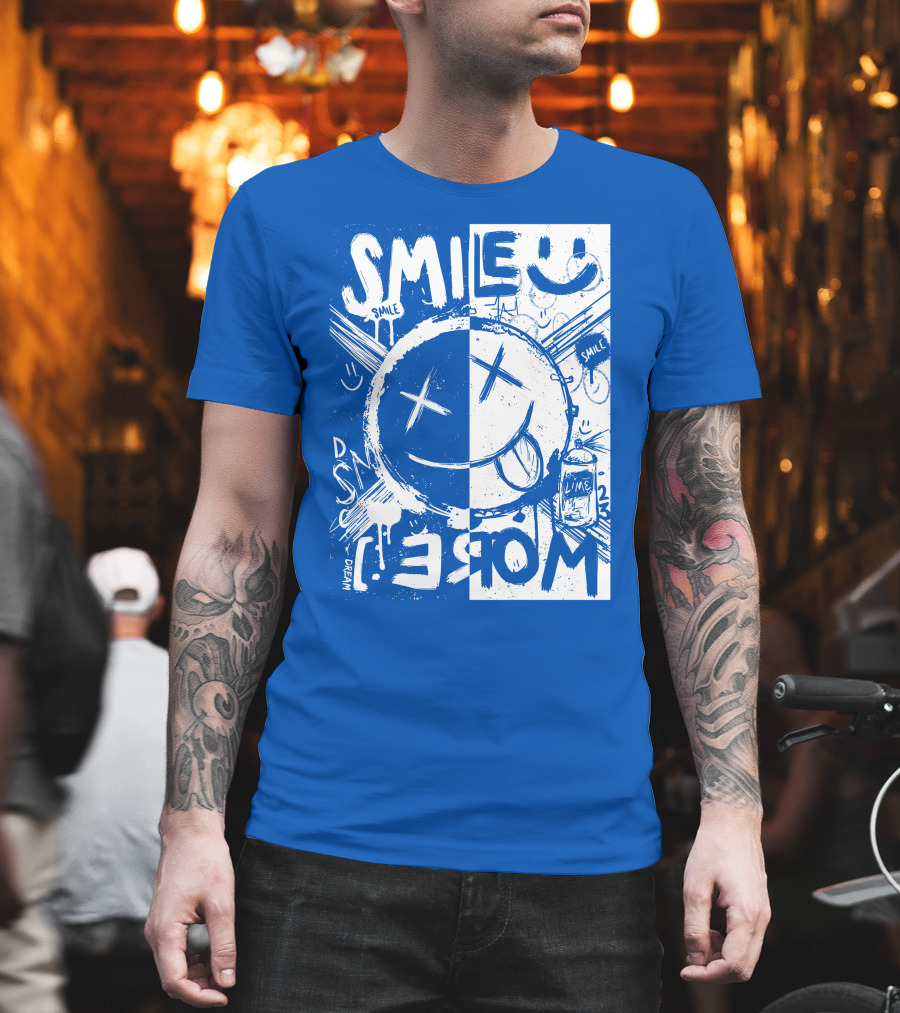 Dream Merch Smile More Smile Drink Lime T-Shirt