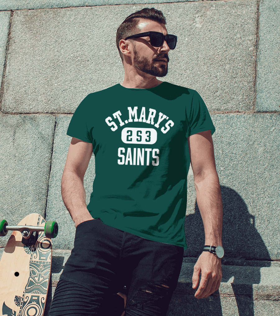 St. Mary's High School Saints 2S3 Team Spirit T-Shirt