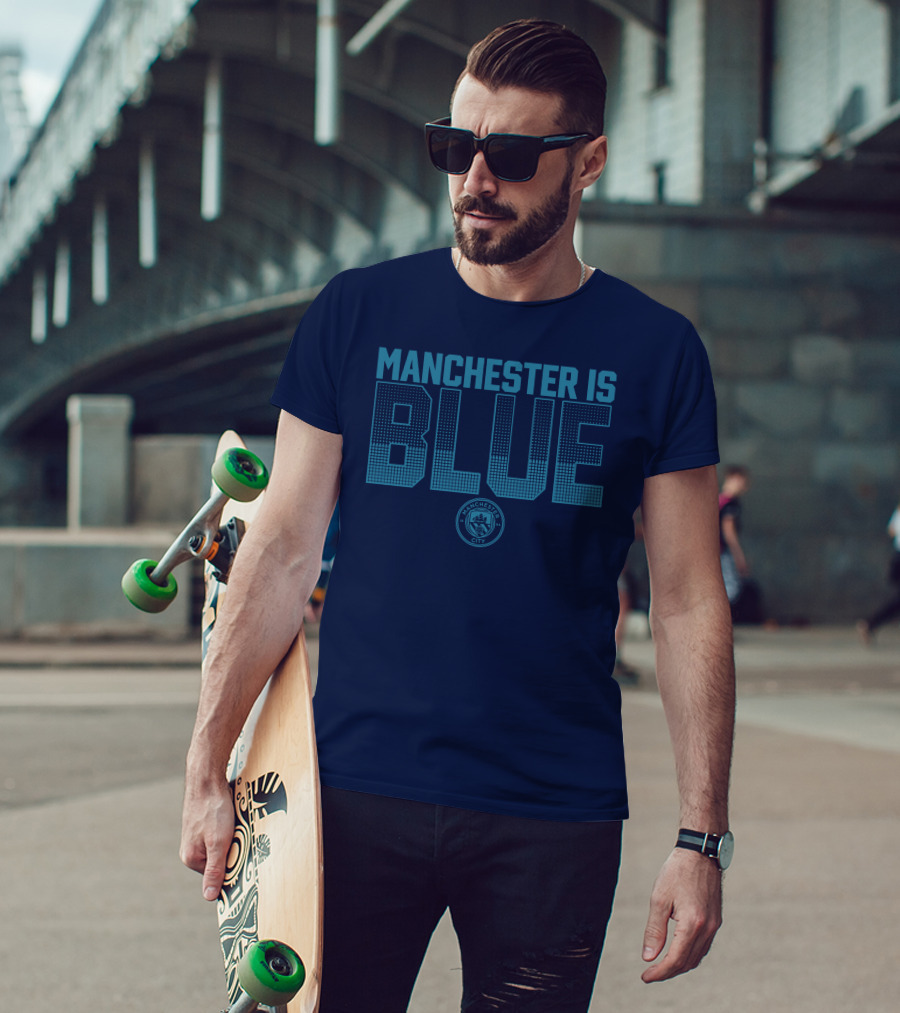 Manchester Is Blue: Manchester City Emblem T-Shirt