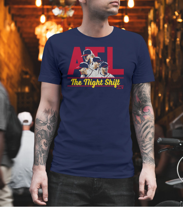 ATL The Night Shift Players MLB T-Shirt ATL The Night Shift Players MLB T-Shirt
