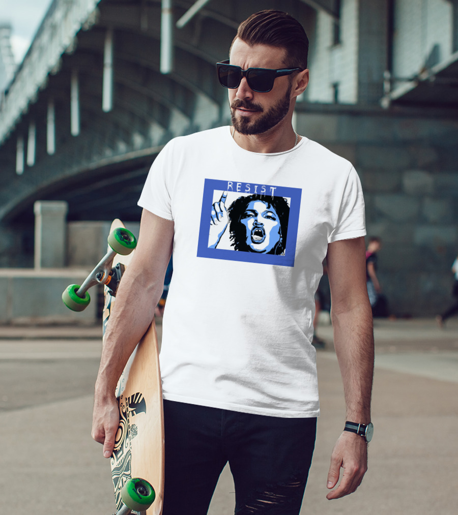 Liberal World Gear Company Merch Resist Stacey Abrams T-Shirt